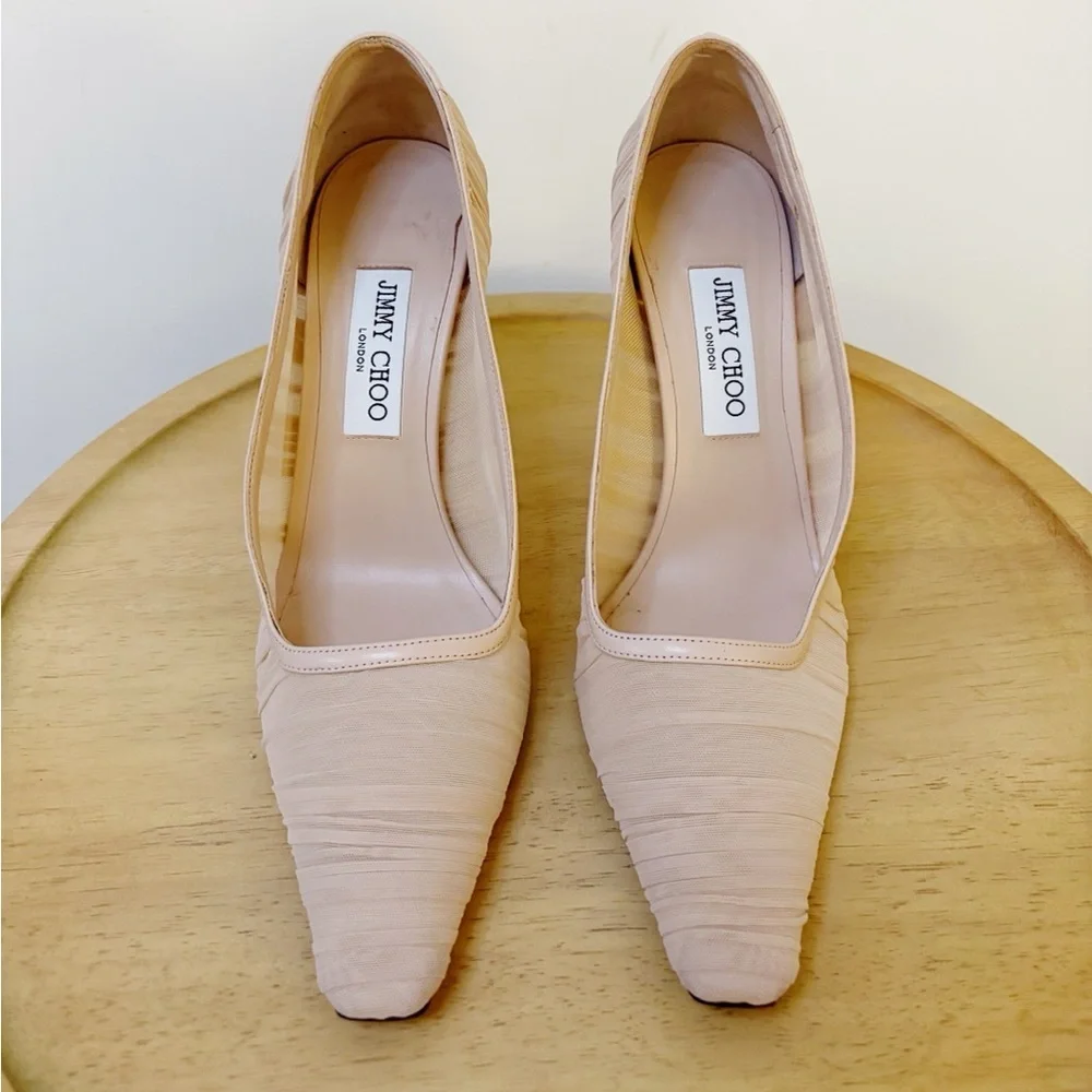 Jimmy Choo Lotta Tulle Pump Heel